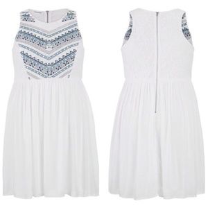 Maurices Sleeveless Embroidered Dress NWT Size 2X